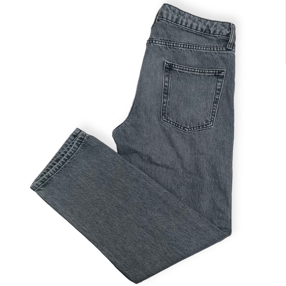 TopMan Straight Leg Grey Denim Jeans